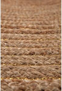 Brązowy dywan wykonany ręcznie Nattiot Abha, ø 140 cm