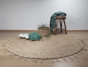 Brązowy dywan wykonany ręcznie Nattiot Abha, ø 140 cm
