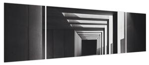 Obraz - Kwadratowy tunel (170x50 cm)