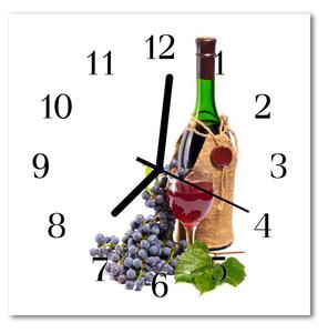Zegar ścienny kwadrat Winogrona do wina