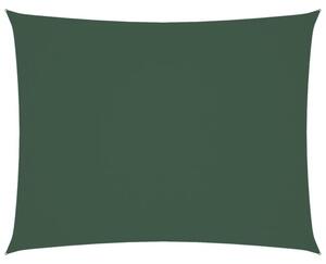 Prostokątny żagiel ogrodowy z tkaniny oxford, 4x5 m, zielony