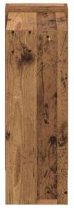 Półka na książki stare drewno 52 x 25 x 71,5 cm