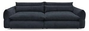 Ciemnoniebieska sofa z tkaniny szenilowej 276 cm Neil – Bobochic Paris