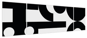 Obraz - Abstrakcja geometryczna N⁰3 (170x50 cm)