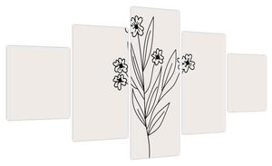 Obraz - Meadow Flower N⁰1 (125x70 cm)