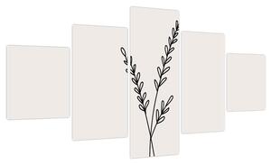 Obraz - Meadow Flower N⁰2 (125x70 cm)
