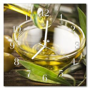 Zegar ścienny kwadrat Oliwa z oliwek