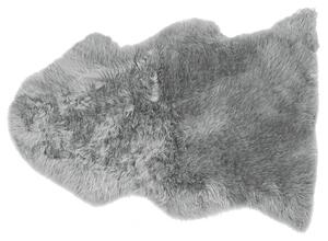 Dywan narzuta skóra owcza włochacz Shaggy jasnoszary Uluru Beliani