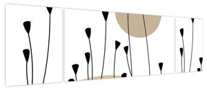 Obraz - Łąka graficzna N⁰2 (170x50 cm)