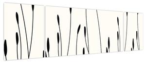 Obraz - Łąka graficzna N⁰3 (170x50 cm)