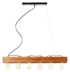 Brilliant Brilliant - Żyrandol na lince CALANDRA 6xE27/42W/230V sosna BI0203