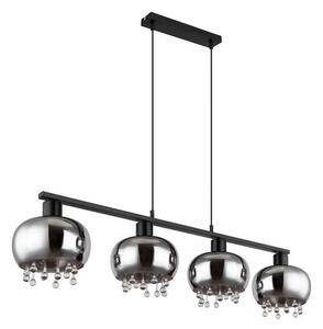 Globo Globo 15839-4H - Żyrandol na lince CORRY 4xE27/9W/230V czarny GL7088