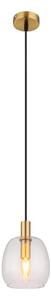 Globo Globo 15789HM - Żyrandol na lince GARRI 1xE14/40W/230V śr. 16 cm mosiądz GL7087