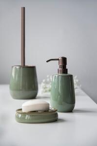 Zielona ceramiczna szczotka do WC Wenko Sirmione
