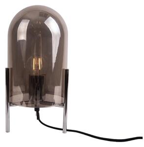 Szara szklana lampa stołowa Leitmotiv Glass Bell