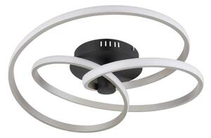 Globo Globo 67183-40N - LED Żyrandol natynkowy GLYXAR LED/40W/230V chrom/czarny GL7727