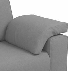 Sofa ciemnoszary 180 x 77 x 82 cm tkanina