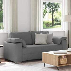 Sofa ciemnoszary 180 x 77 x 82 cm tkanina