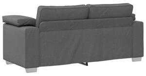 Sofa ciemnoszary 180 x 77 x 82 cm tkanina