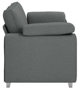 Sofa ciemnoszary 180 x 77 x 82 cm tkanina