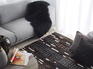 Dywan nowoczesny do salonu skóra bydlęca prostokątny chodnik 140 x 200 cm Akseki Beliani