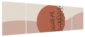 Obraz - Boho leaves N⁰1 (170x50 cm)