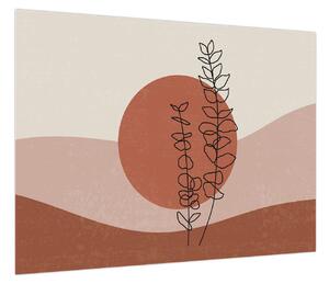 Obraz - Boho leaves N⁰1 (70x50 cm)