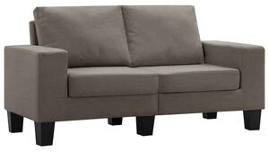 Nowoczesna sofa 2-osobowa w kolorze ciemnoszarym z minimalistycznym designem
