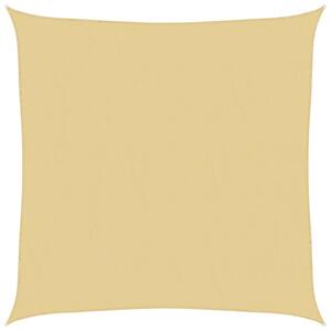 Żagiel przeciwsłoneczny, piaskowy, 3x3 m, 100% poliester