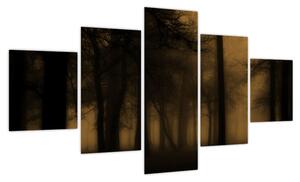 Obraz - Ciemny las (125x70 cm)