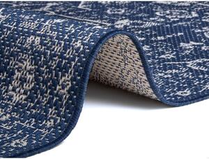Niebiesko-beżowy dywan odpowiedni na zewnątrz Ragami Vienna, 80x150 cm