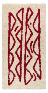 Kremowo-czerwony dywan Bonami Selection Morra, 80x150 cm