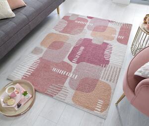 Szaro-różowy dywan Flair Rugs Pop, 120x170 cm