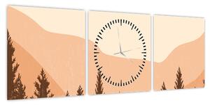 Obraz - Vintage van N⁰2 (z zegarem) (90x30 cm)