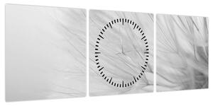 Obraz - Mniszek lekarski (z zegarem) (90x30 cm)