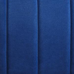 Narożnik niebieski glam welurowy dodatkowe poduszki prawostronny 3-osobowy Timra Beliani