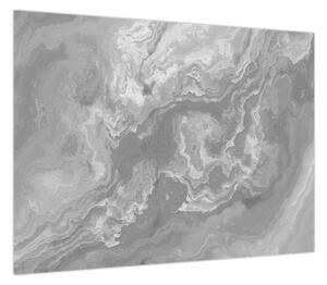 Obraz - Marmur w czerni i bieli (70x50 cm)