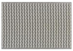 Dywan zewnętrzny szary materiał syntetyczny ekologiczny 120 x 180 cm Tumkur Beliani