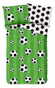 Dziecięca bawełniana pościel Bonami Selection Soccer, 140x200 cm