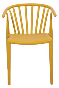 Żółte krzesło ogrodowe Bonami Essentials Capri