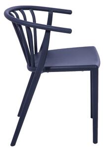 Niebieskie krzesło ogrodowe Bonami Essentials Capri