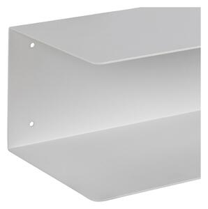 Biała podwójna metalowa półka ścienna Actona Joliet, szer. 50 cm