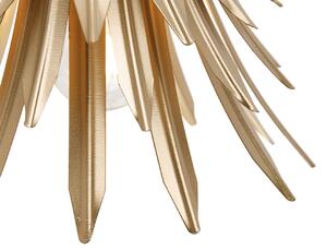 Kinkiet / Lampa scienna Art Deco złoty - Wesley Oswietlenie wewnetrzne