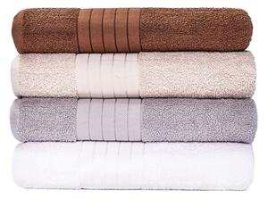 Zestaw 4 bawełnianych ręczników Bonami Selection Como, 70x140 cm