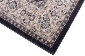 Antracytowy wzorzysty dywan w stylu klasycznym - Igras 5X