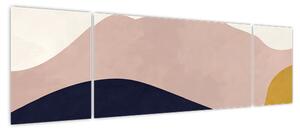 Obraz - Akwarelowe góry N⁰2 (170x50 cm)
