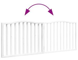 Składana bramka zabezpieczająca dla psa, 2 panele, biała, 160cm