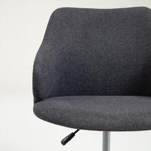 Ciemnoszare krzesło biurowe Kave Home Einara