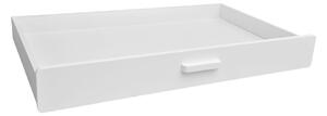 Łóżeczko z funkcją tapczanika+szuflada 120x60 HOPPA, biały-buk