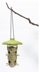 Zielony karmnik i poidełko dla ptaków Plastia Robin